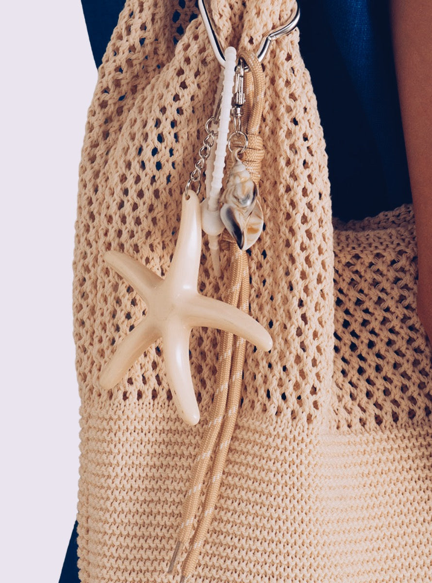 Grigri de sac Lou - coquillage, étoile de mer - VAVAIA