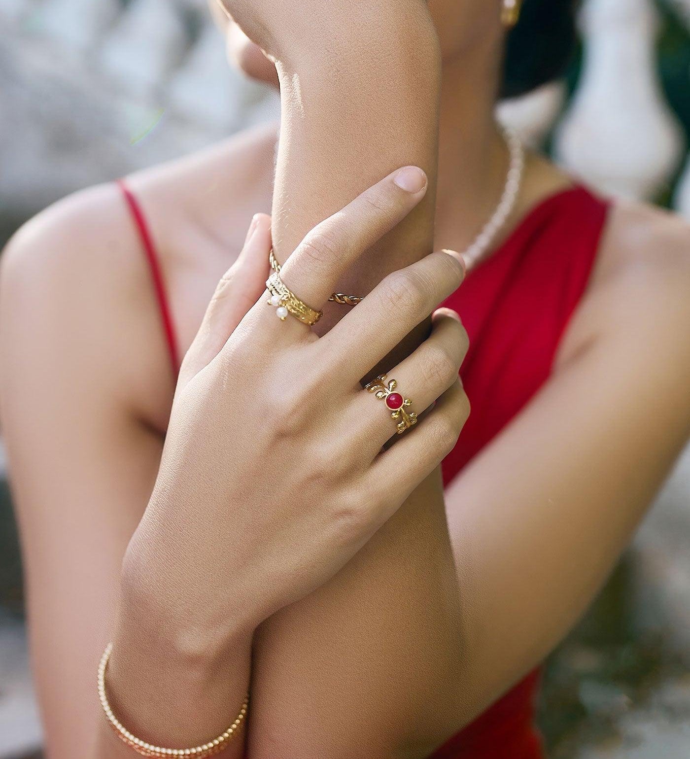 Bague Rubis - VAVAIA